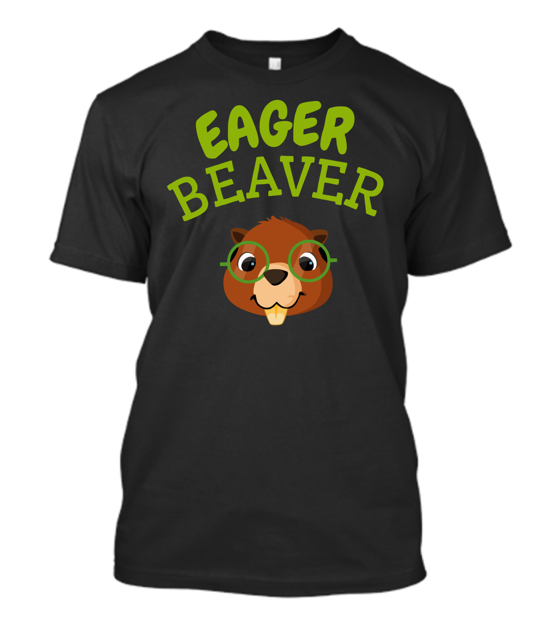 Eager Beaver With Cute Glasses T-Shirt