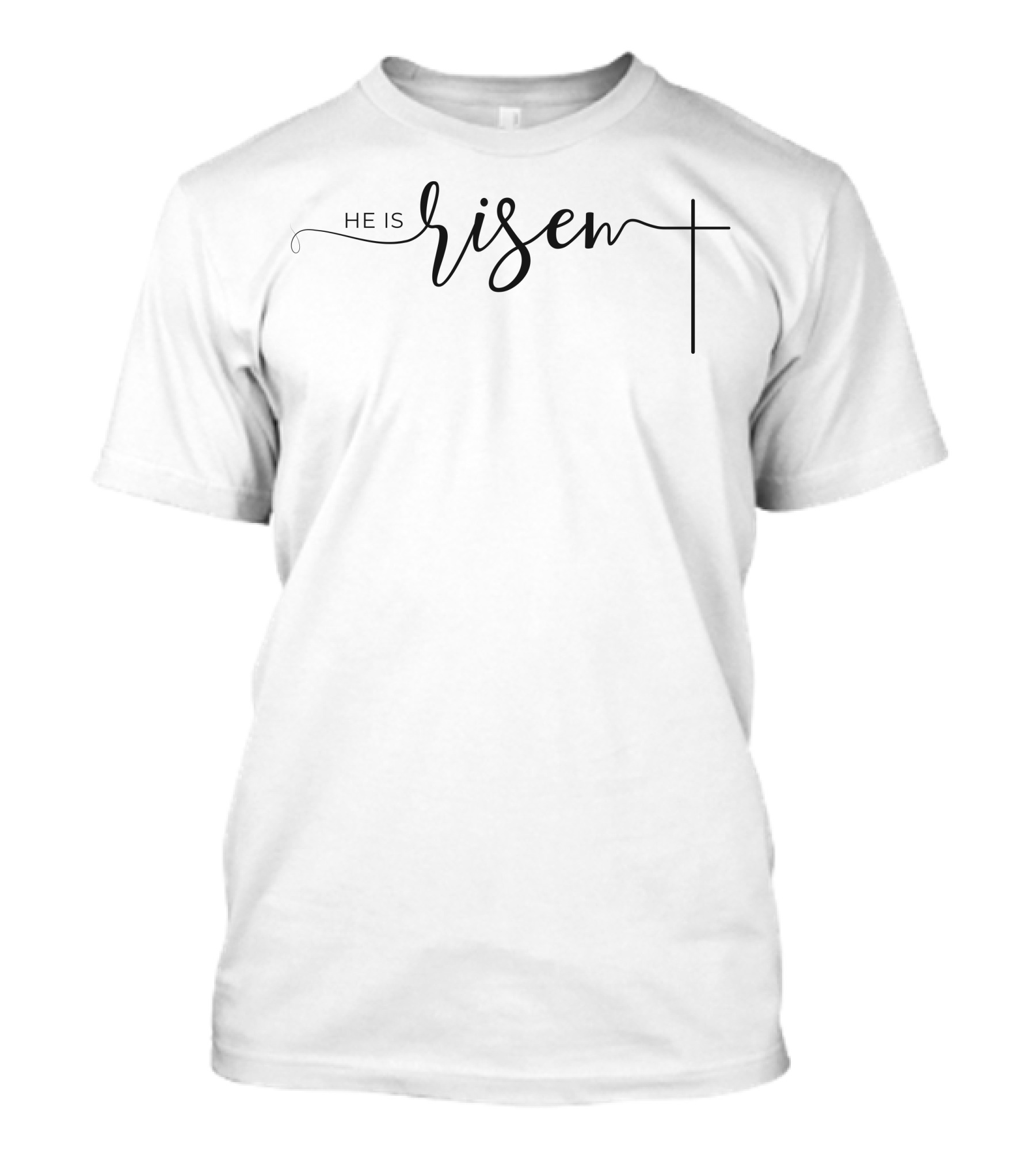 He Is Risen Easter Cross T-Shirt