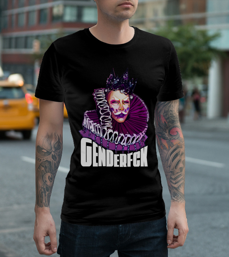 Heaven Genderfck Royal Drag Mask Crown T-Shirt