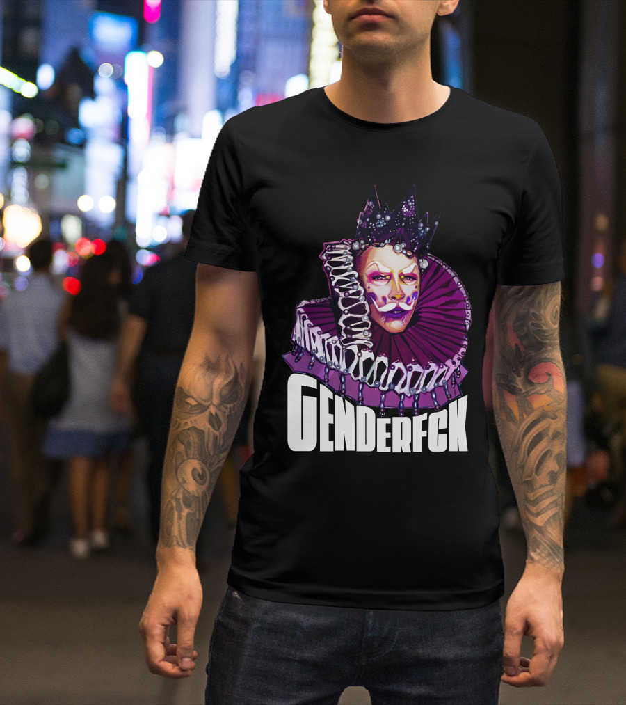 Heaven Genderfck Royal Drag Mask Crown T-Shirt