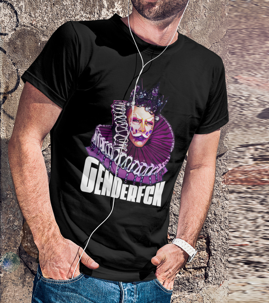 Heaven Genderfck Royal Drag Mask Crown T-Shirt