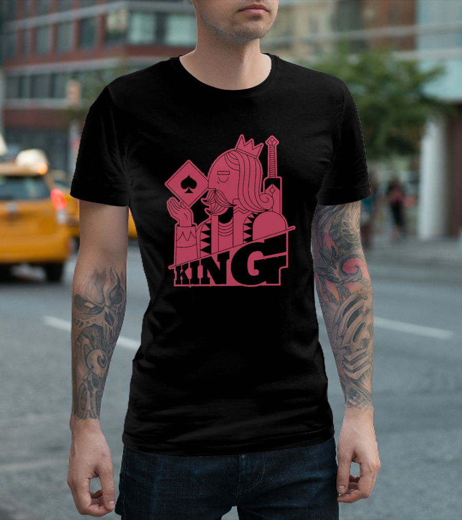 King Spade Card Royal T-Shirt