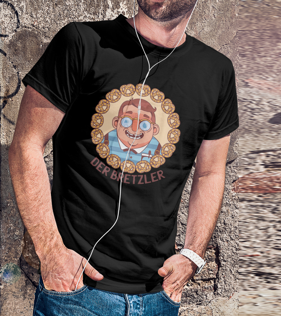 Der Bretzler Pretzels Nerd German T-Shirt
