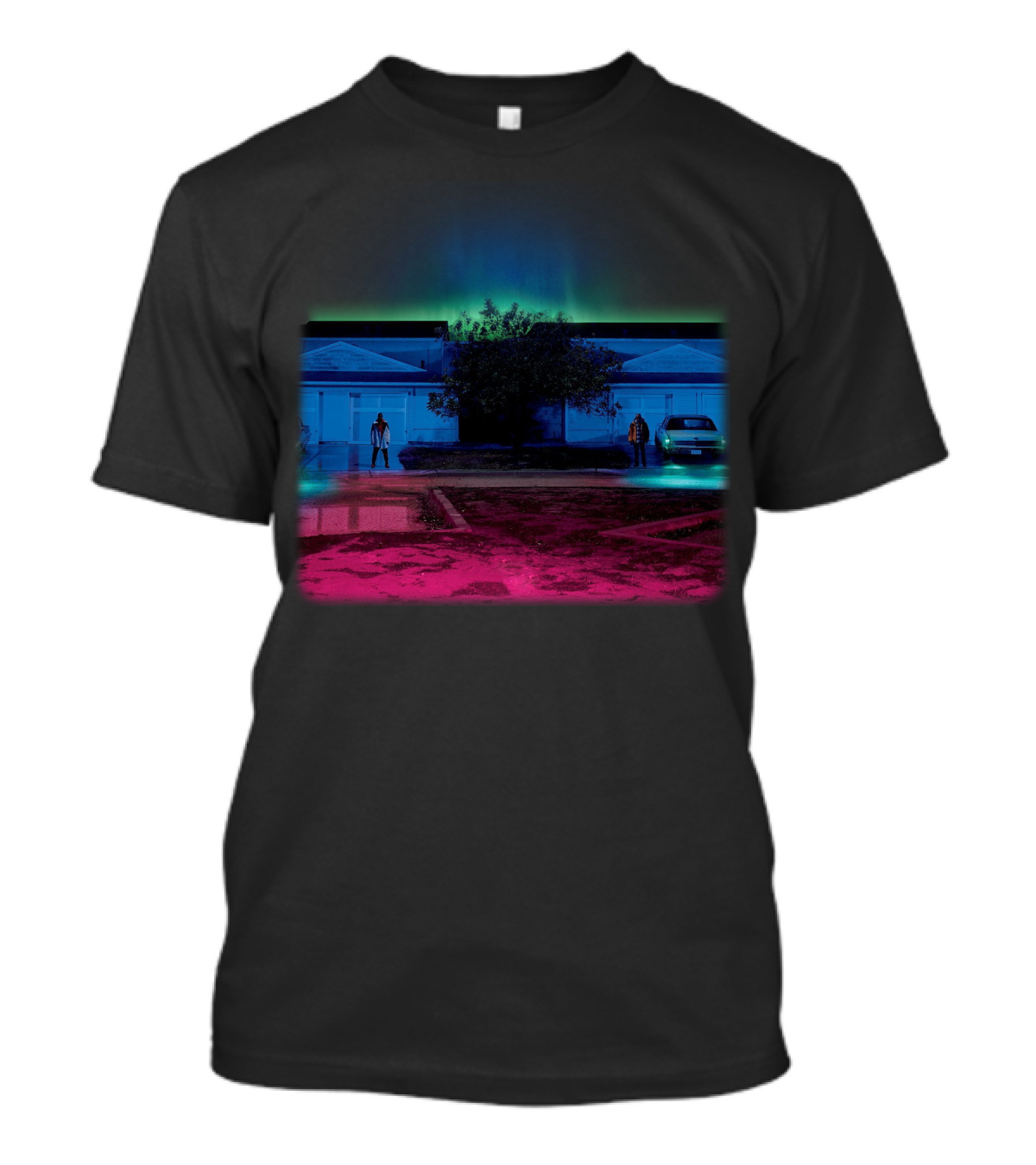 2 Big Sean Double Or Nothing Album Art Neon Urban Scene T-Shirt