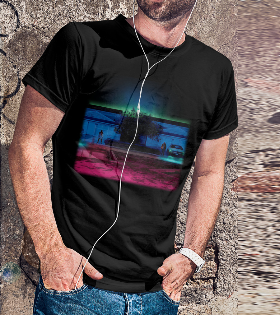 2 Big Sean Double Or Nothing Album Art Neon Urban Scene T-Shirt