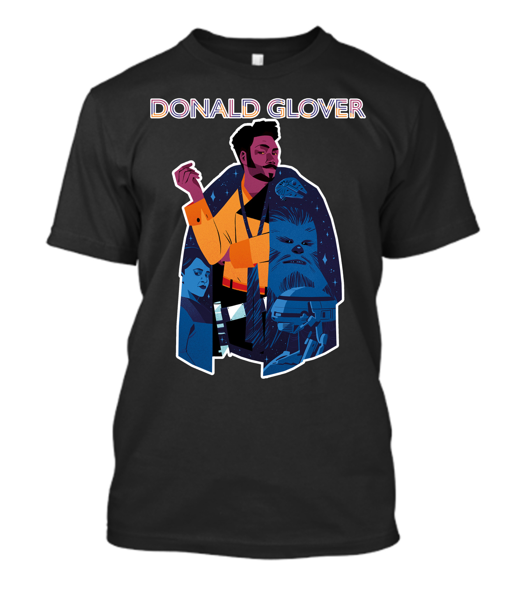 Donald Glover Lando Calrissian Chewbacca Star Wars T-Shirt