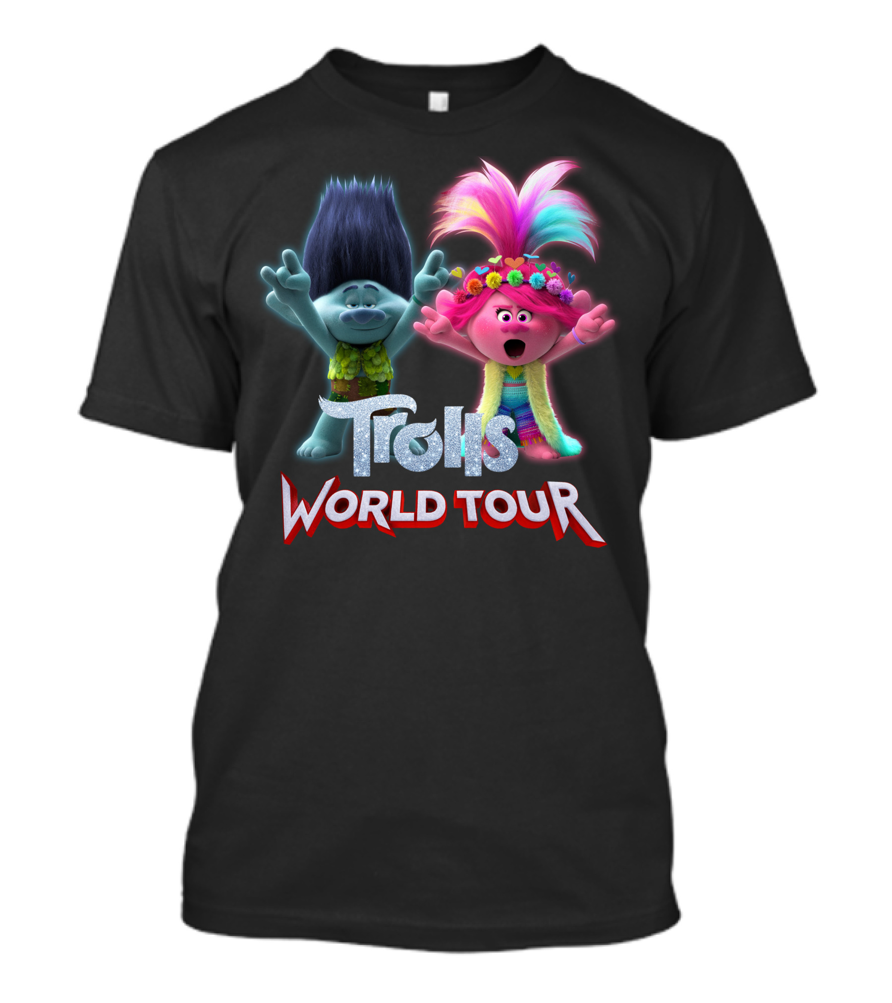 Trolls World Tour Poppy And Branch Adventure 4 T-Shirt