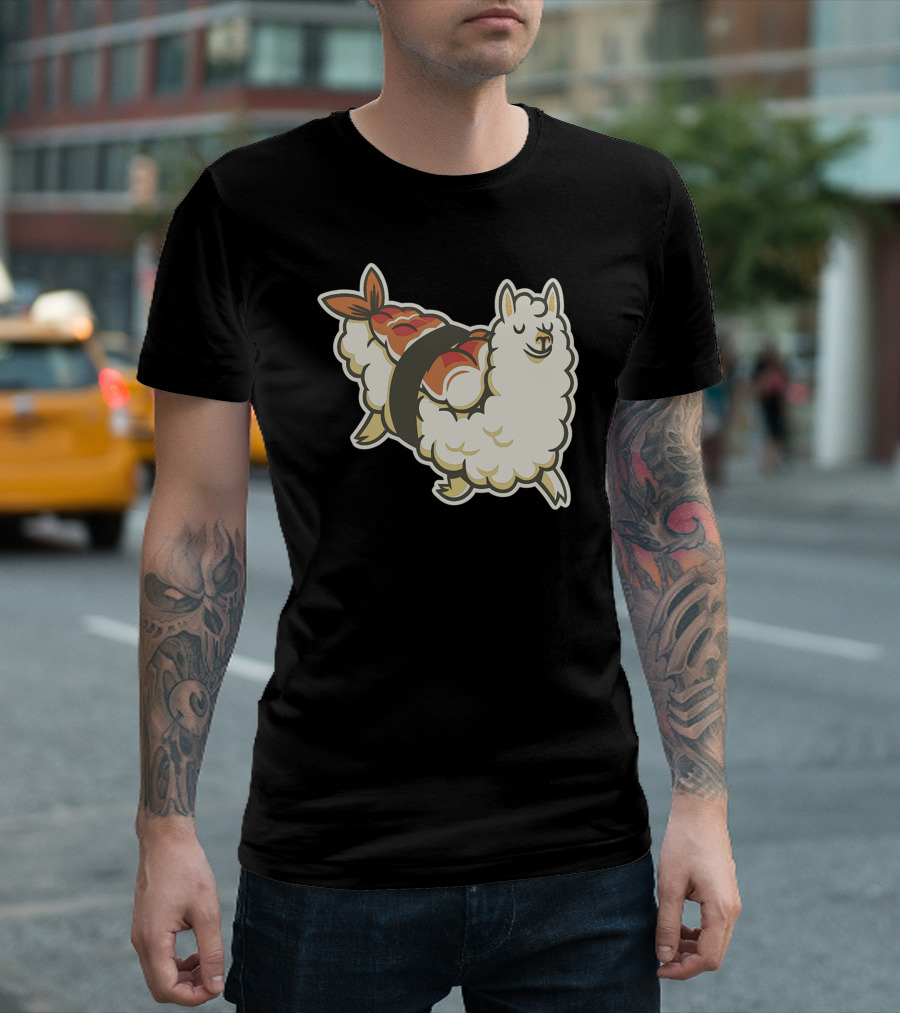 Alpaca Niguiri Sushi Fusion T-Shirt
