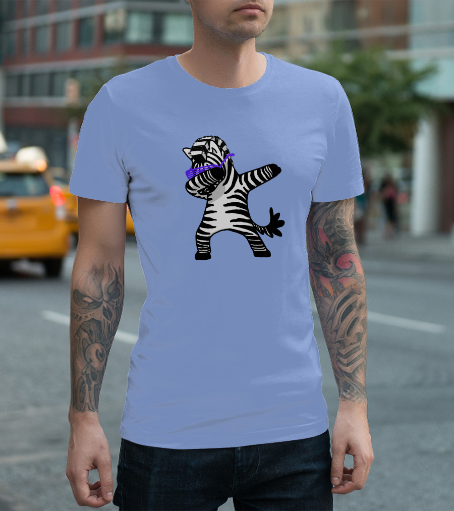 Dabbing Zebra Dab Hip Hop Funny Magic Dance Moves T-Shirt
