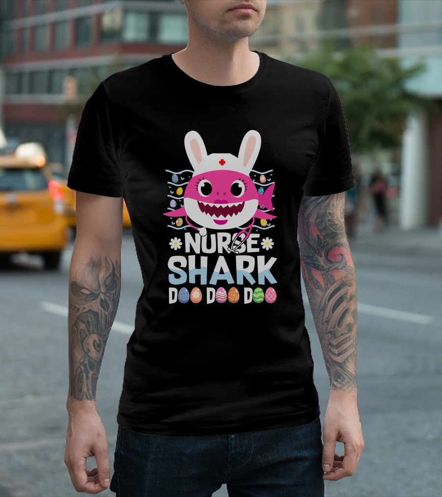 Nurse Shark Easter Egg Hunt Doo Doo Doo T-Shirt