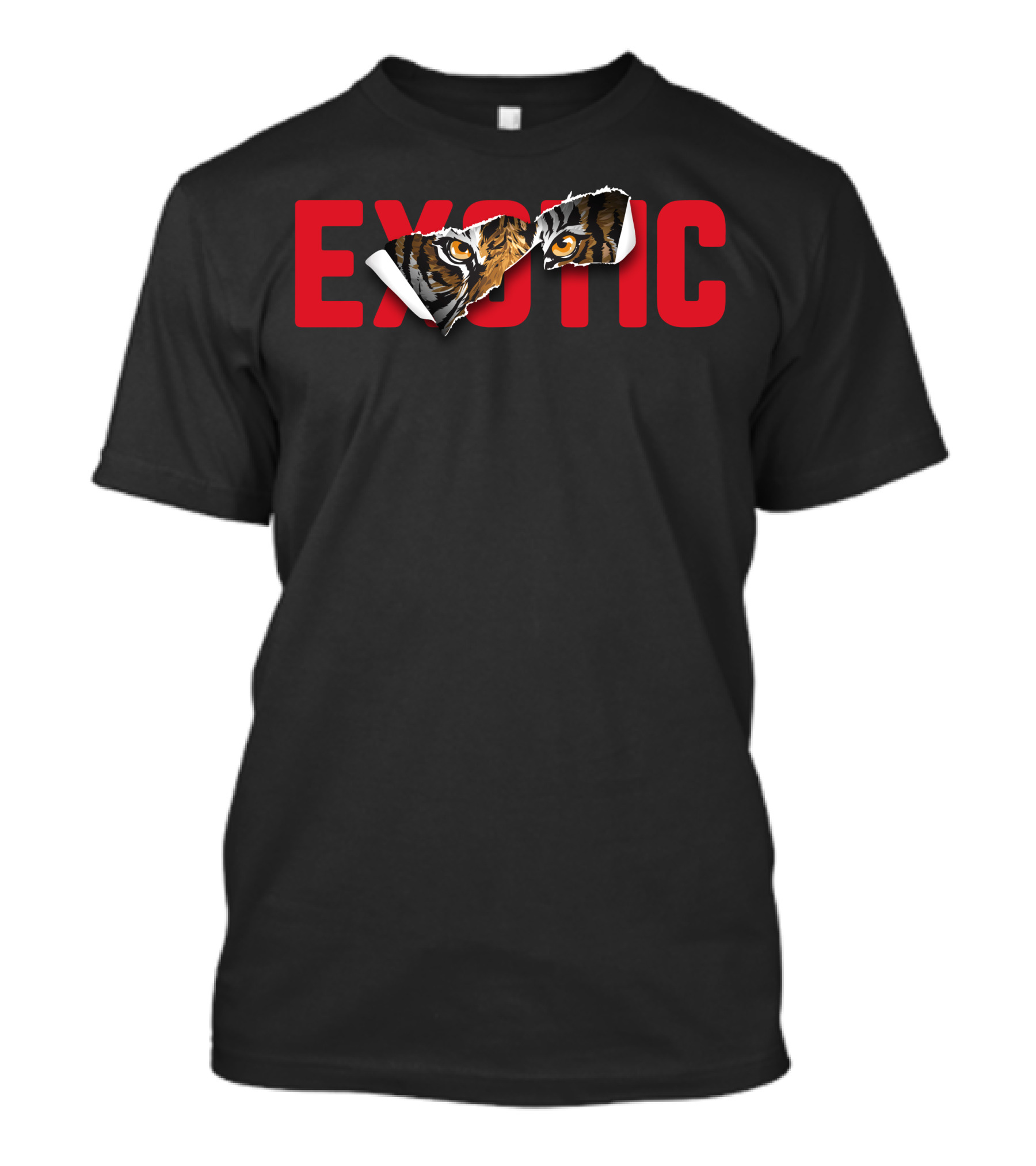 Exotic Hidden Tiger Eyes King T-Shirt