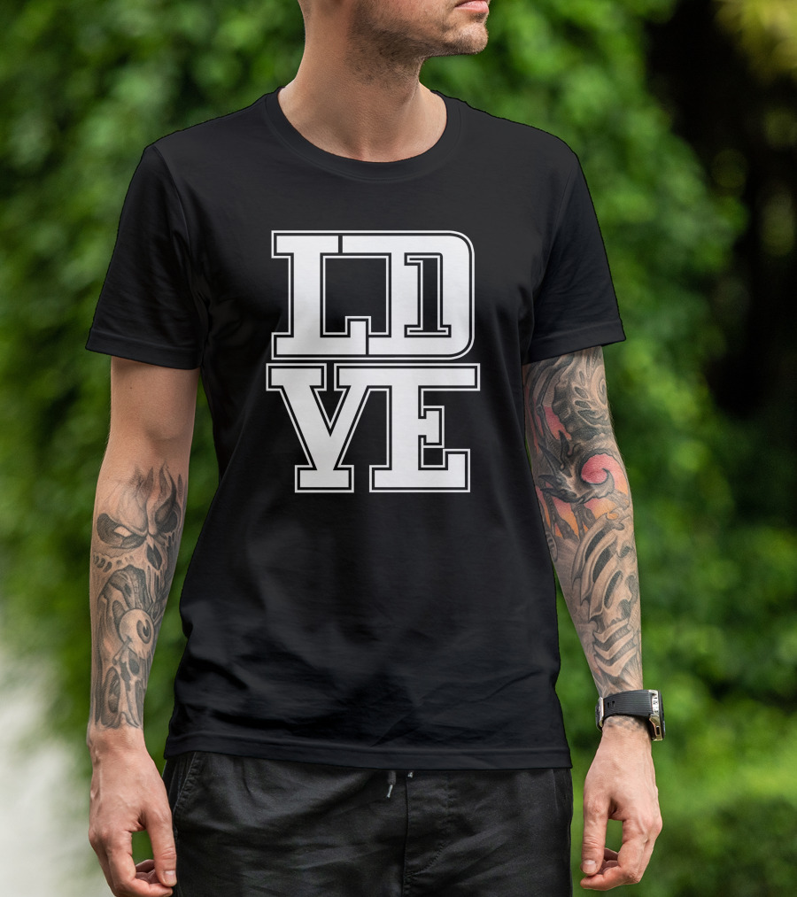 1D Lovers LDVE One Direction Fans T-Shirt