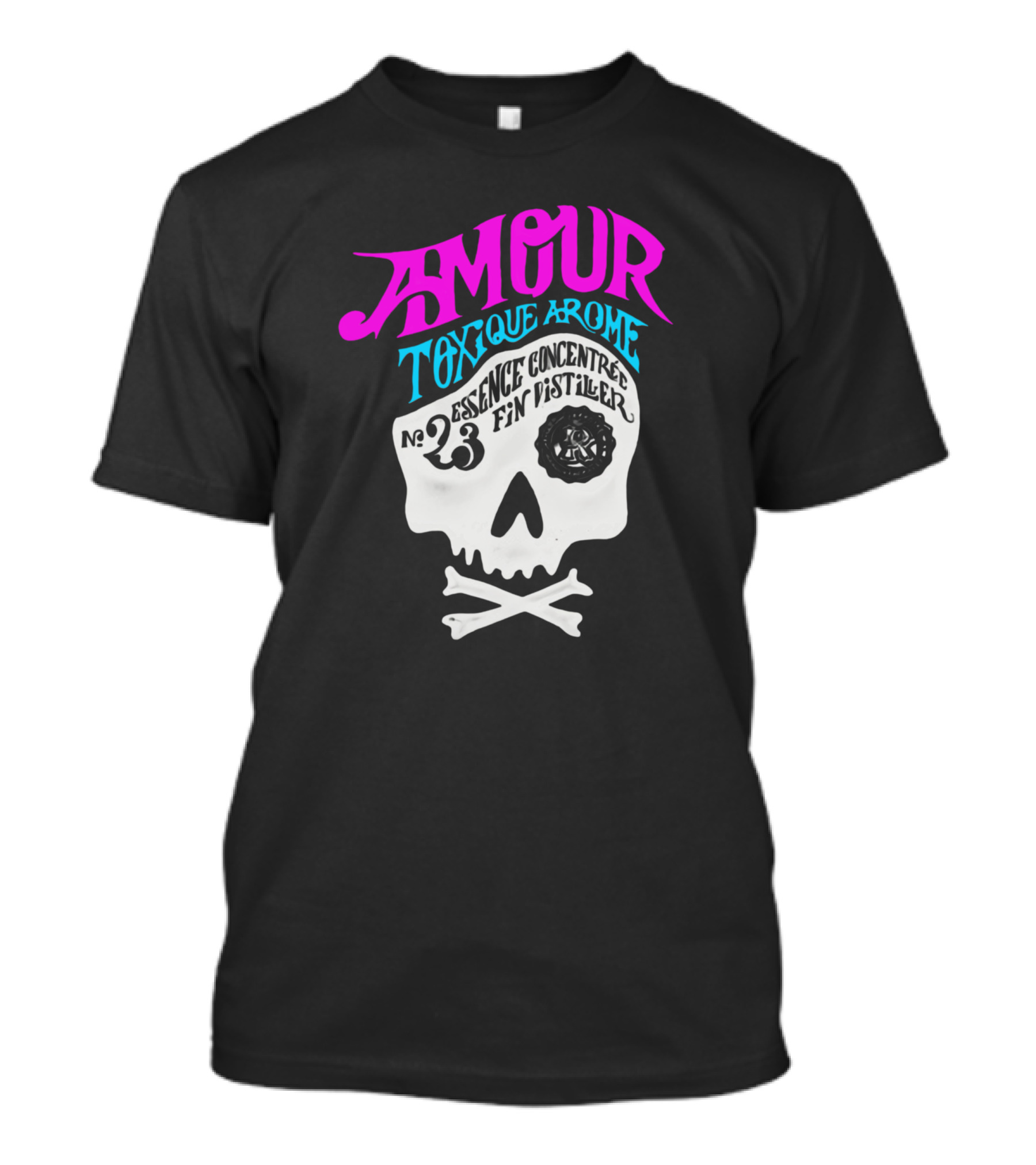 AMOUR TOXIQUE AROME ESSENCE CONCENTREE NO 23 FIN DISTILLEUR SKULL CROSSBONES T-Shirt
