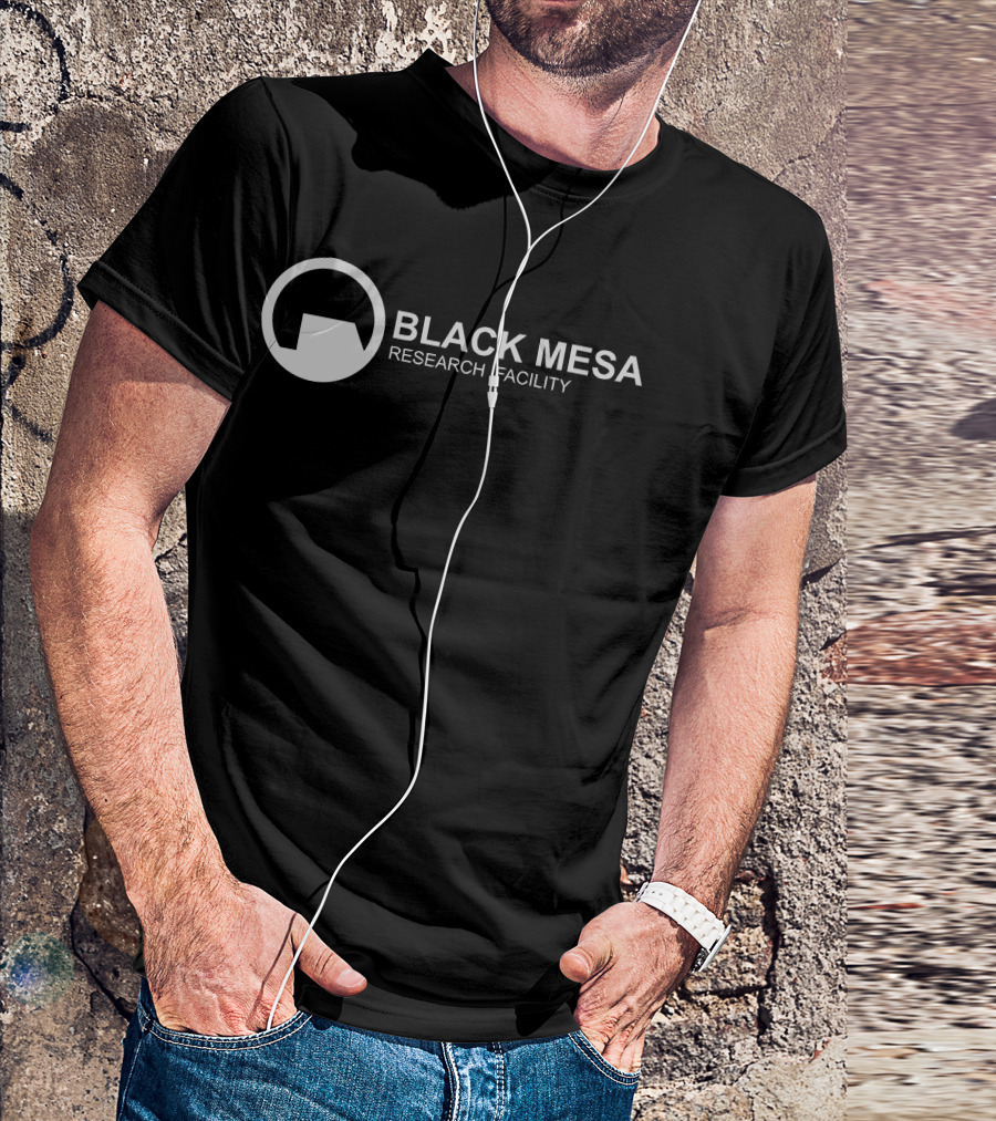 Black Mesa Research Facility Logo From Half-Life Series Merchandise T-Shirt