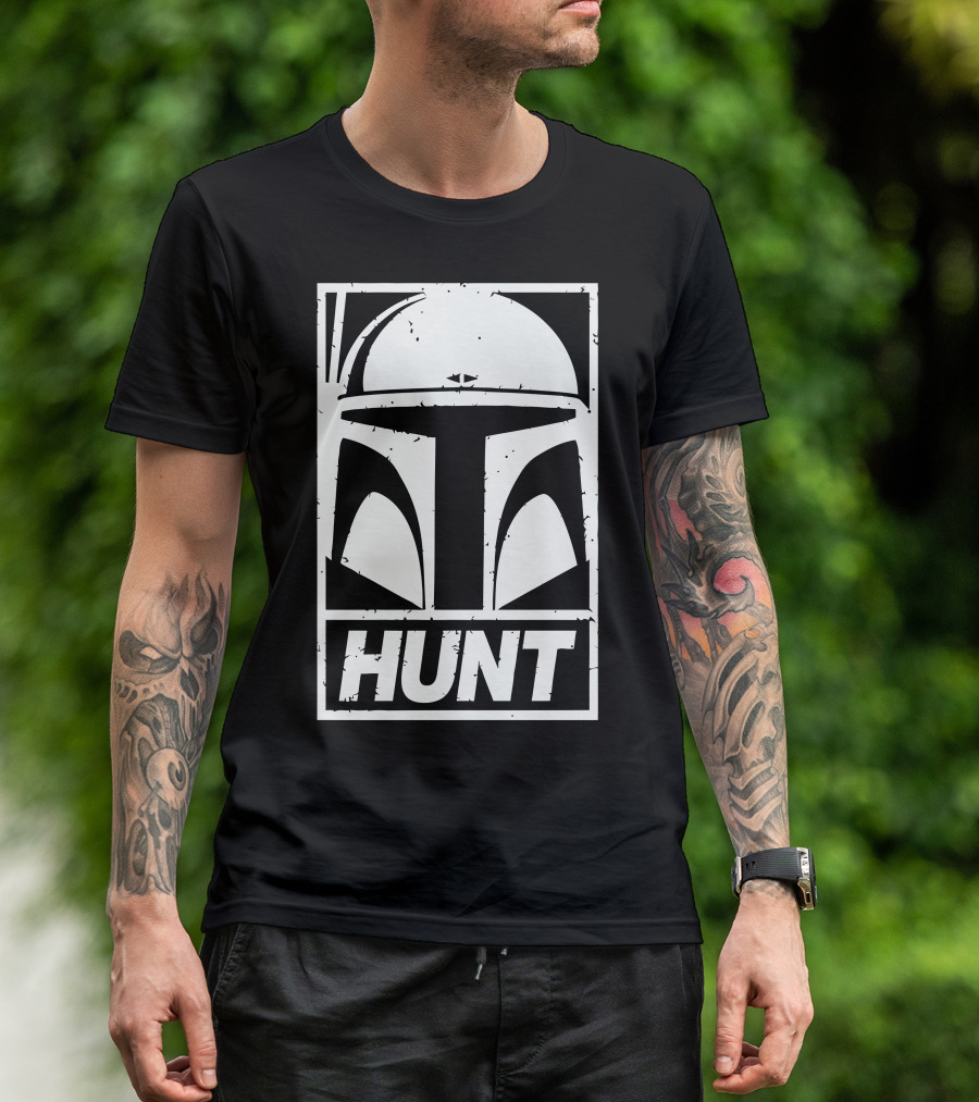 Hunt Boba Fett Iconic Helmet T-Shirt