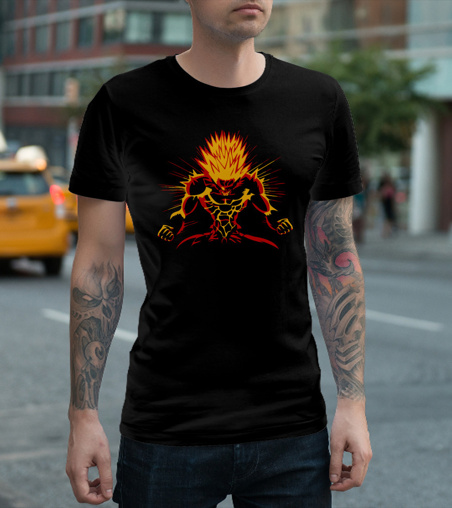 Boros Saiyan Fusion Iconic Anime Warrior Transformation T-Shirt