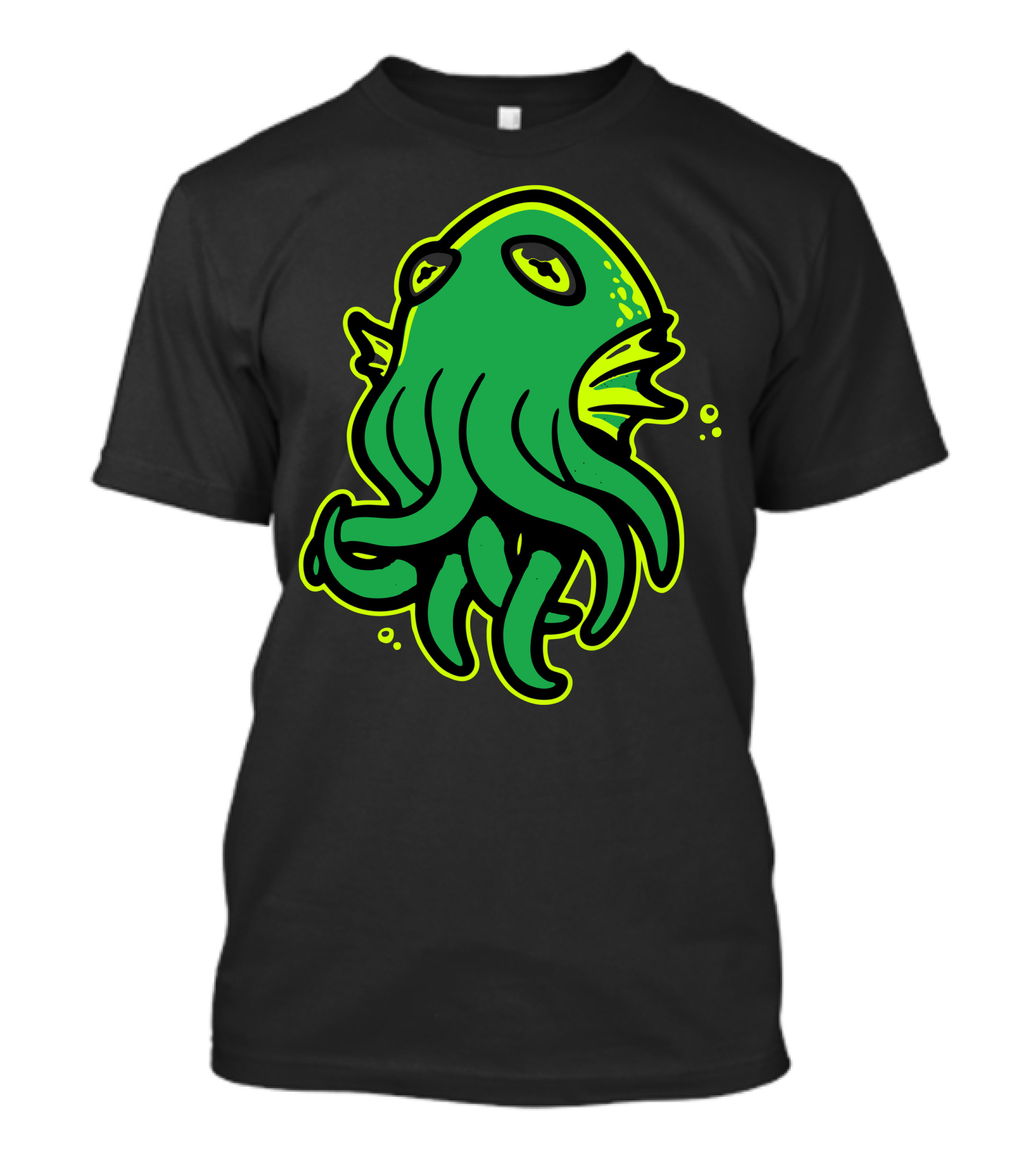 Call Of Kerthulhu Green Cthulhu Squid Monster T-Shirt