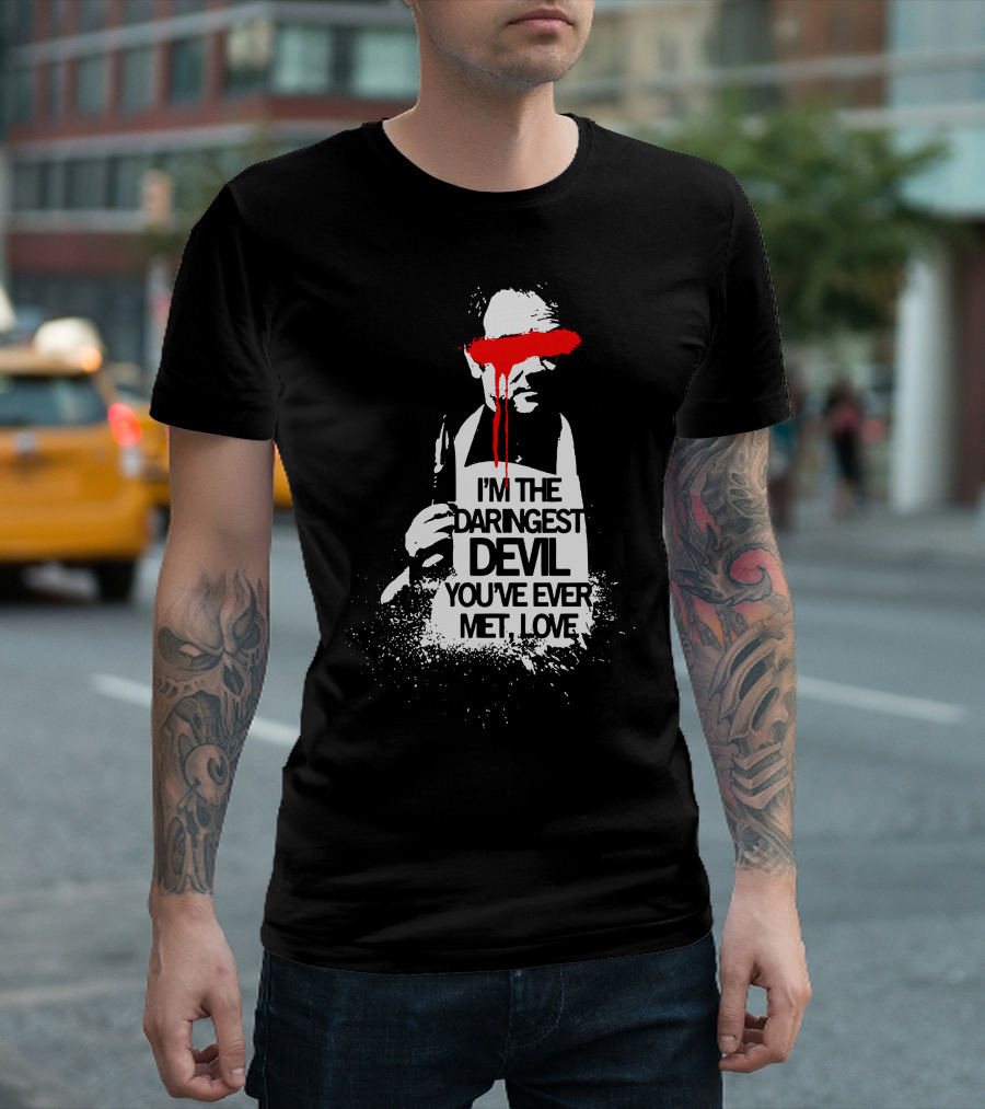 Crowley Supernatural I'm The Darngest Devil You've Ever Met Love T-Shirt