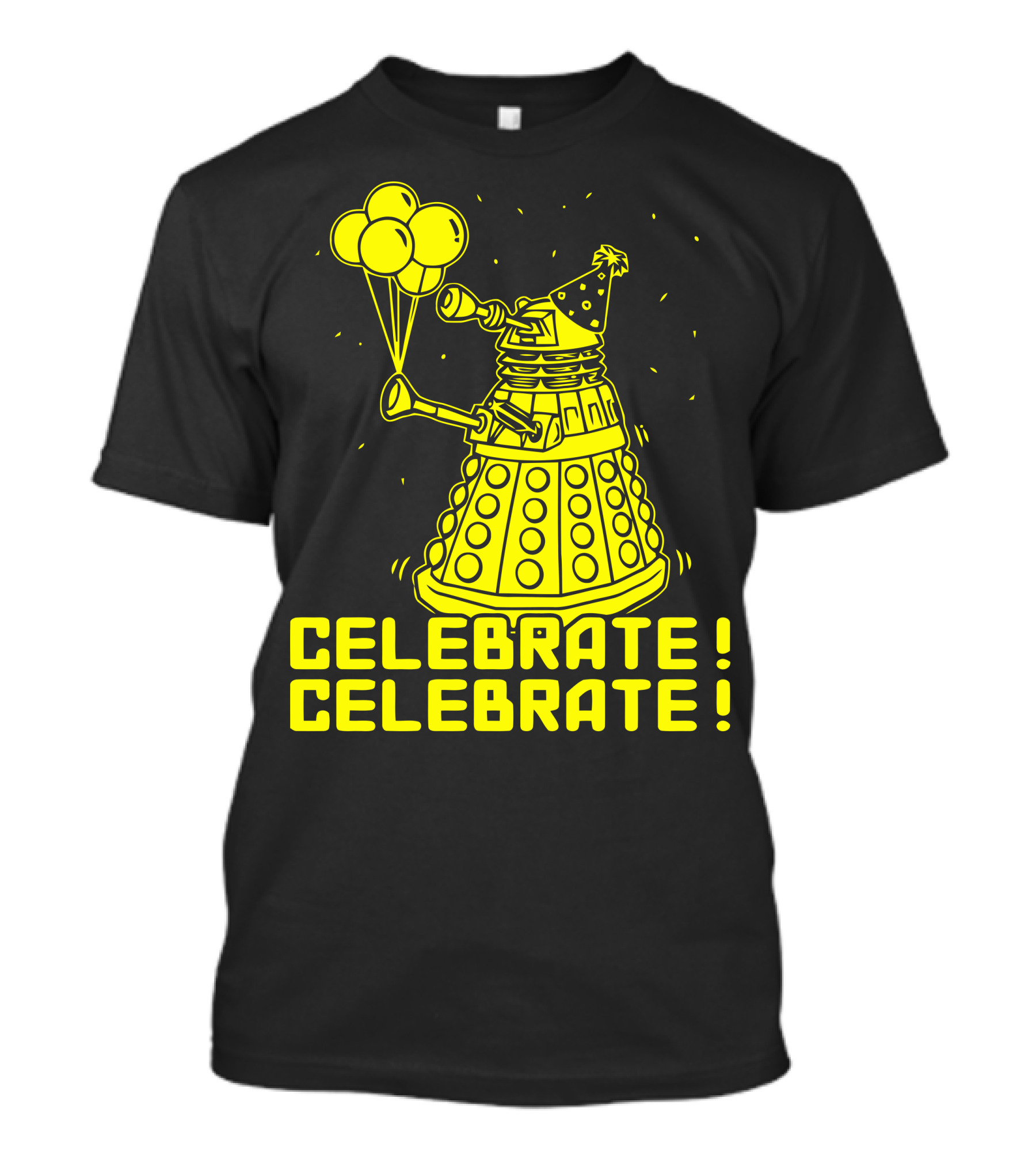 Dalek Celebrate Celebrate Party Balloons T-Shirt