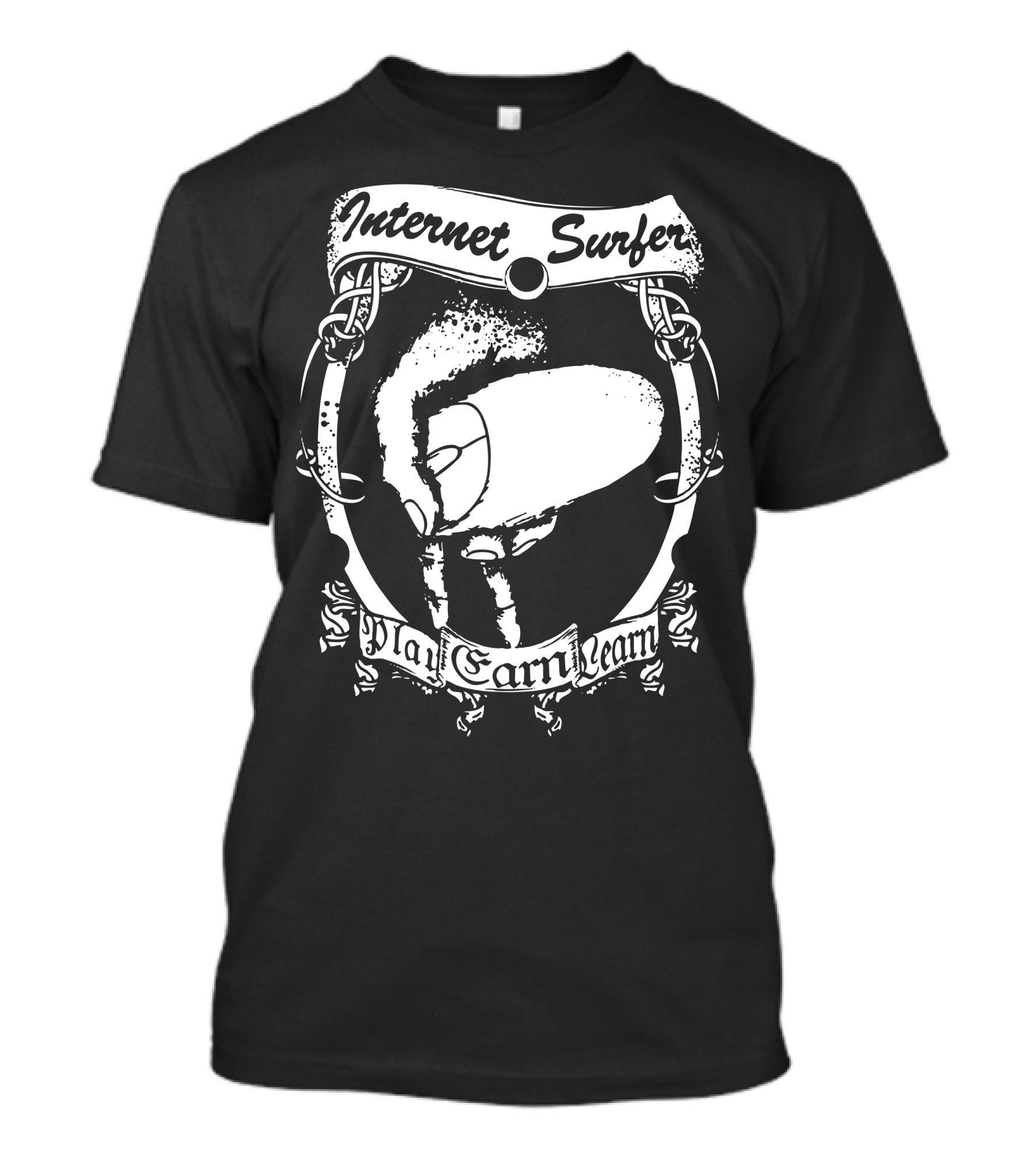 Internet Surfer Play Earn Learn T-Shirt