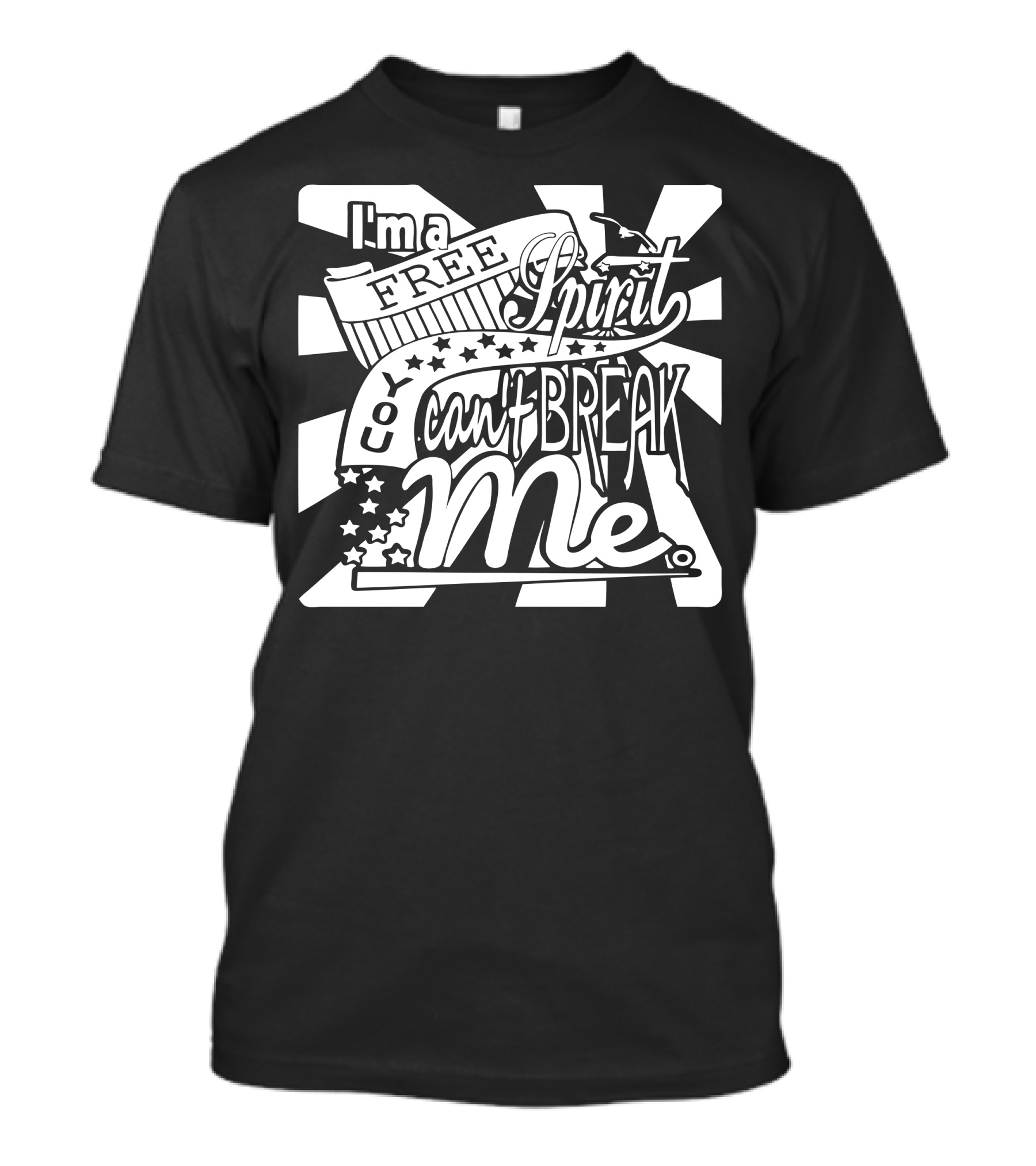I'm A Free Spirit You Can't Break Me Stars Bird T-Shirt