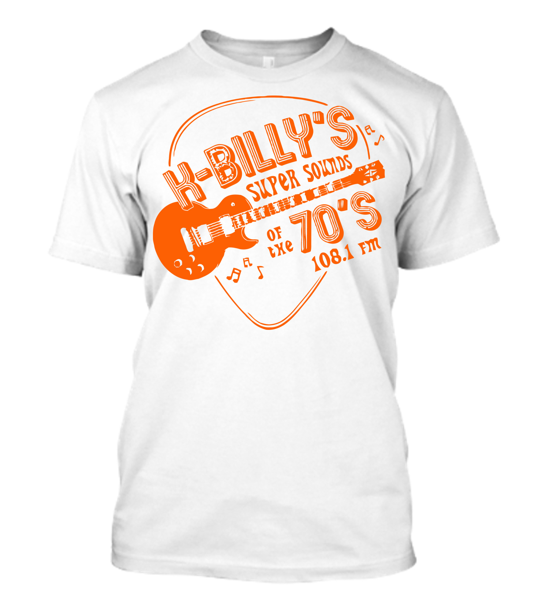K Billy's Super Sounds Of The 70's 108.1 FM T-Shirt