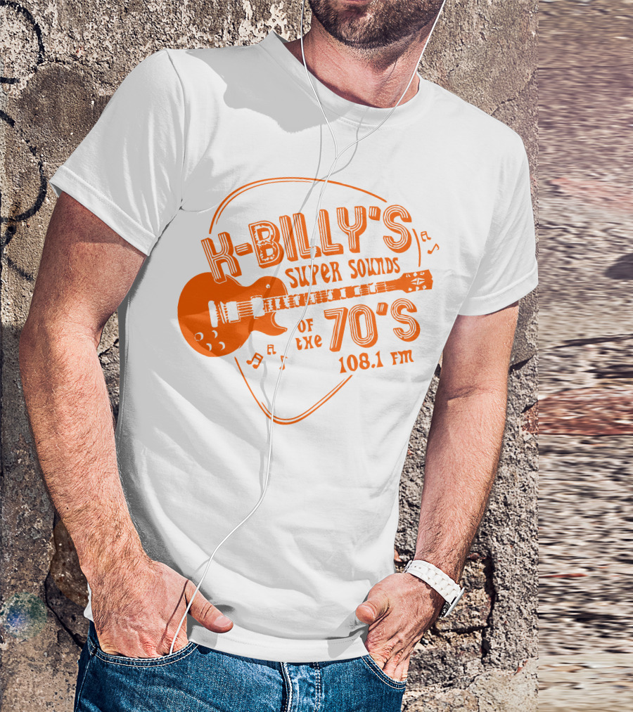 K Billy's Super Sounds Of The 70's 108.1 FM T-Shirt