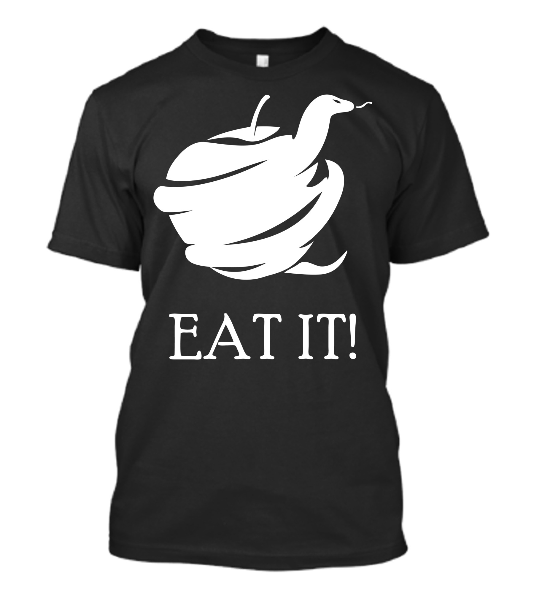Poison Apple Eat It Snake Wrapped Around Apple T-Shirt