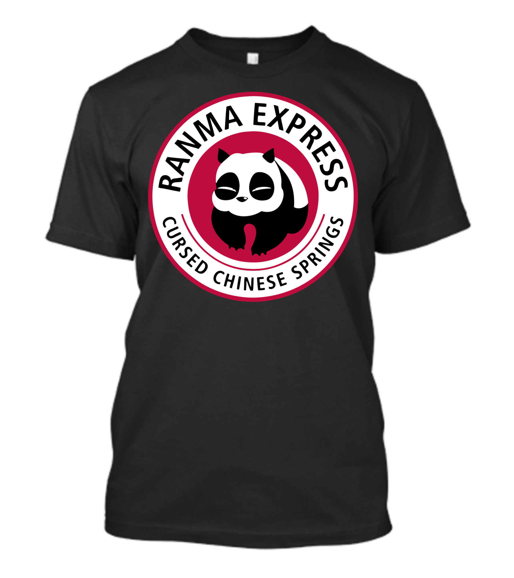 Ranma Express Cursed Chinese Springs Panda T-Shirt