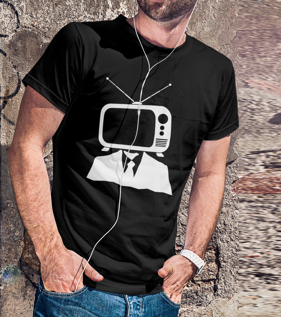 Tv Head Suit Person T-Shirt