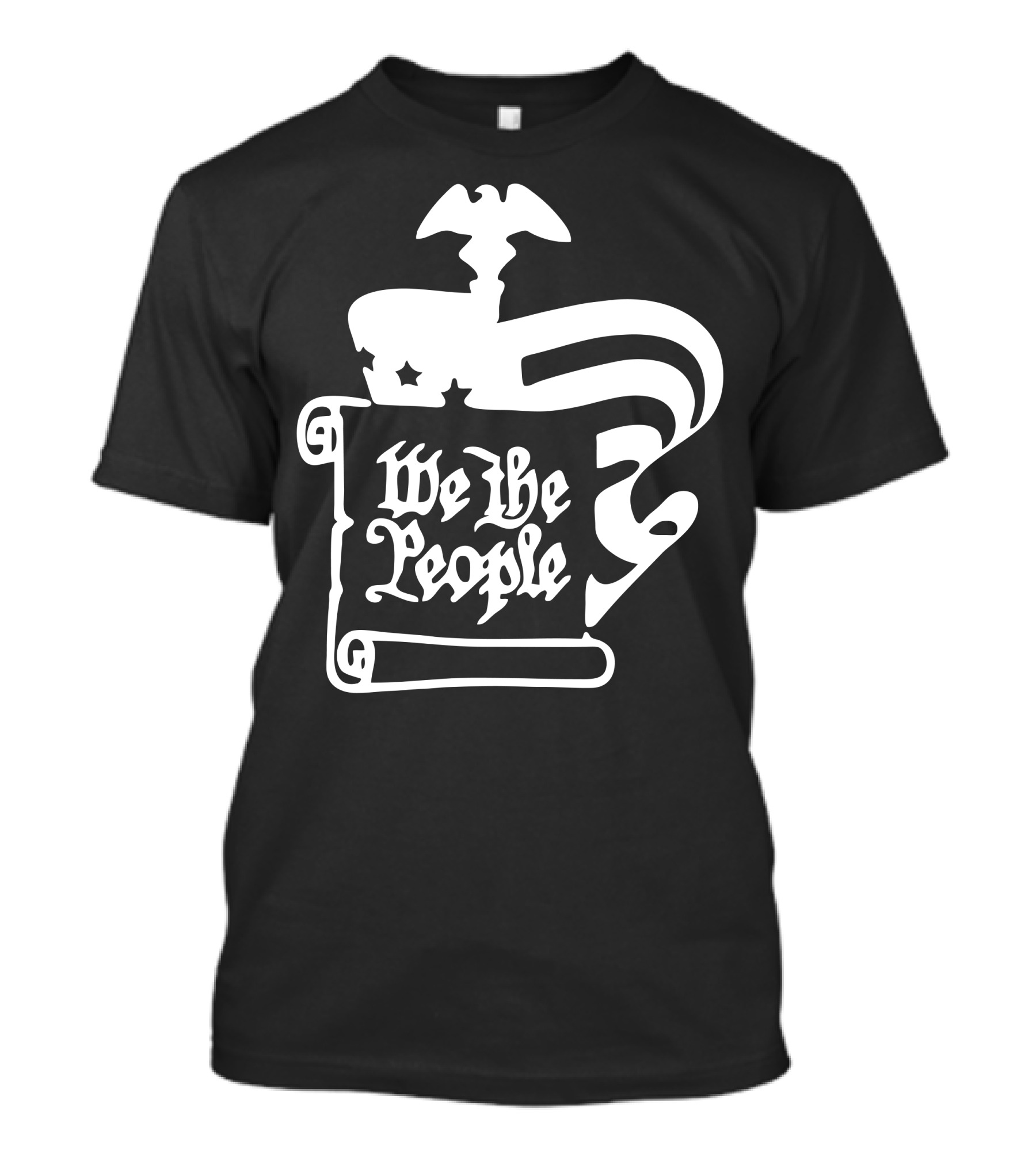 We The People Scroll With Flag And Eagle T-Shirt