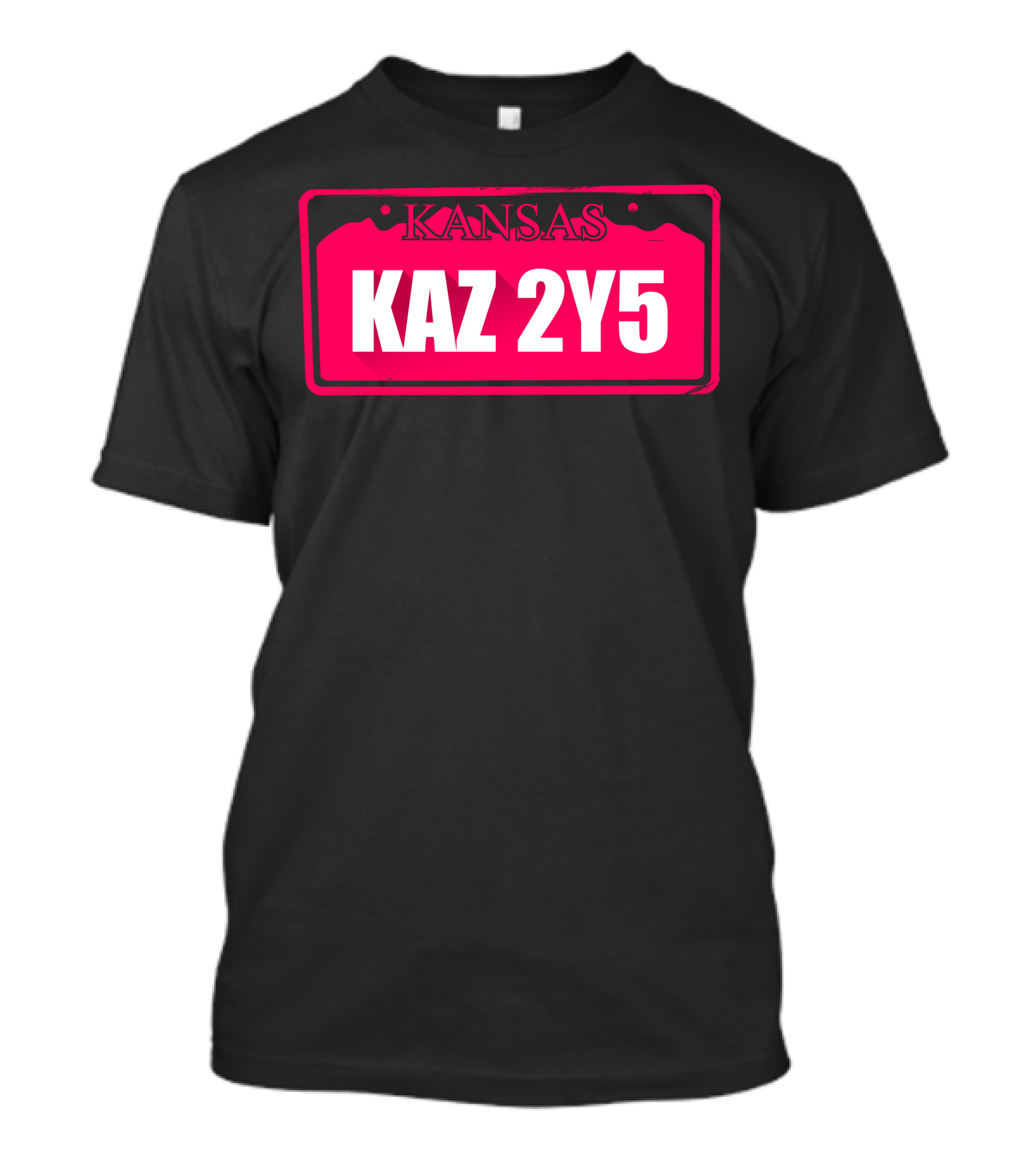 Kansas License Plate KAZ 2Y5 Winchester T-Shirt