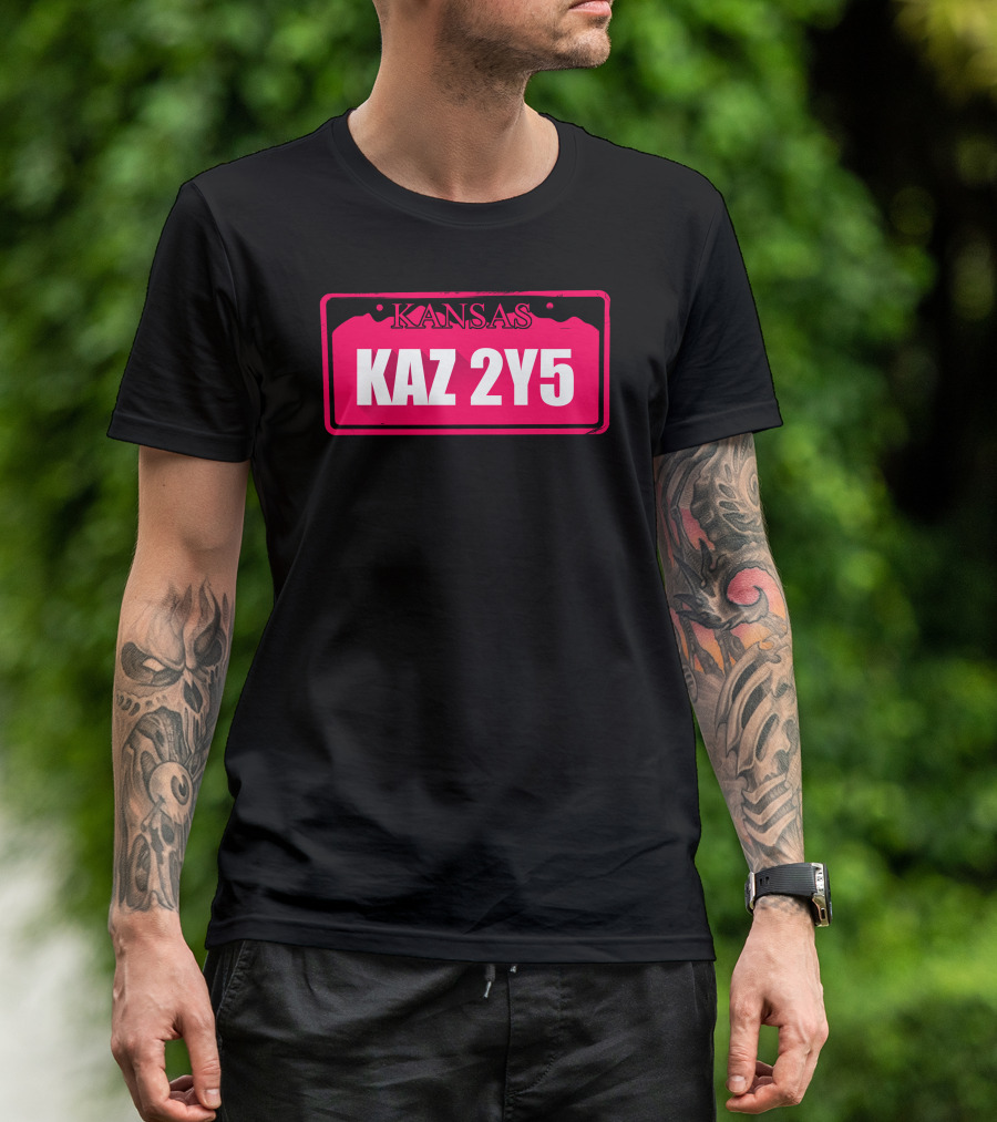 Kansas License Plate KAZ 2Y5 Winchester T-Shirt