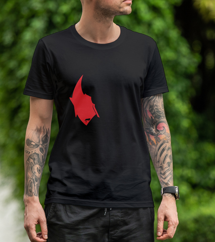 Winter Soldier Silhouette With Red Star T-Shirt