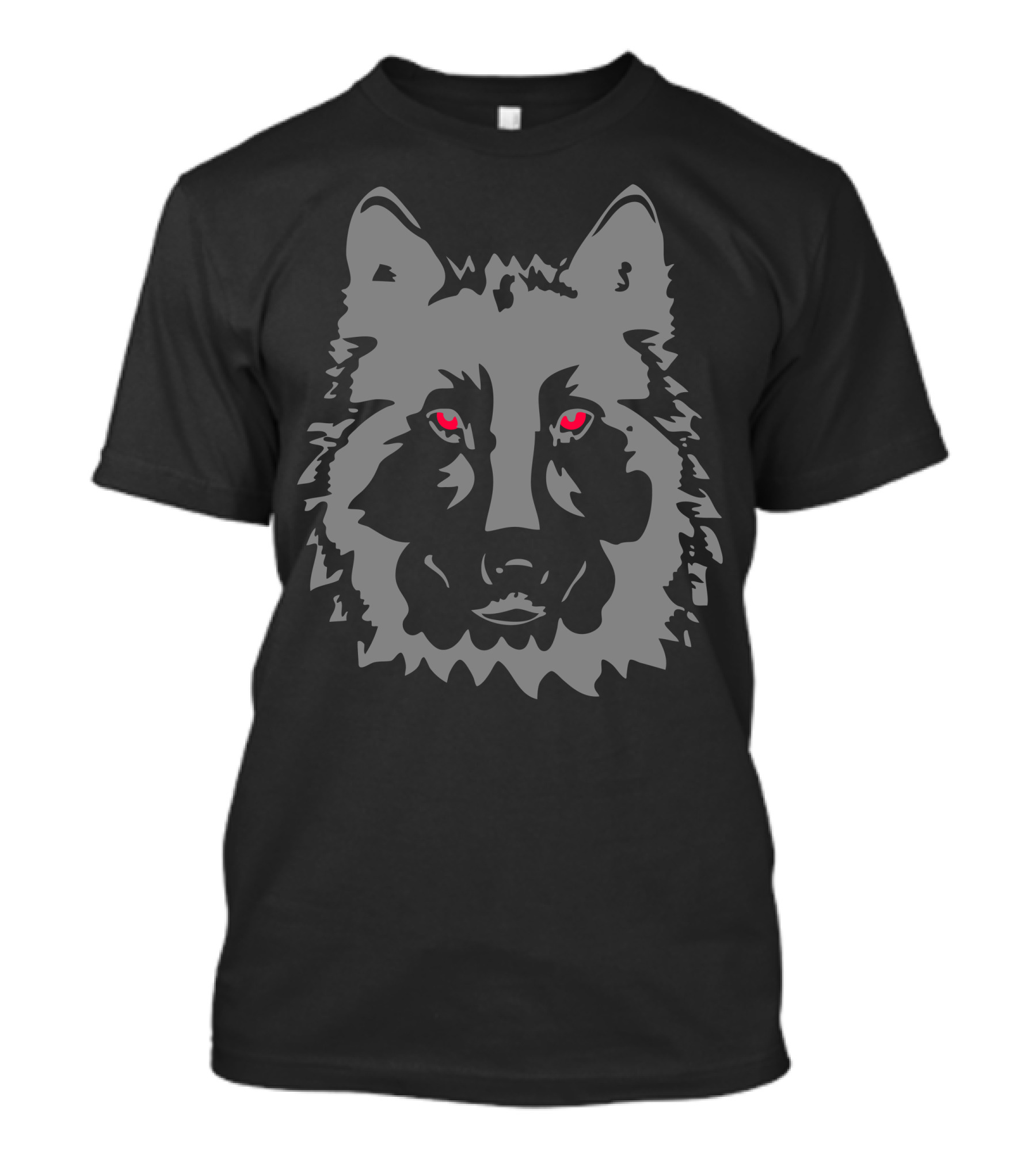 Wolf Animal Red Eyes T-Shirt