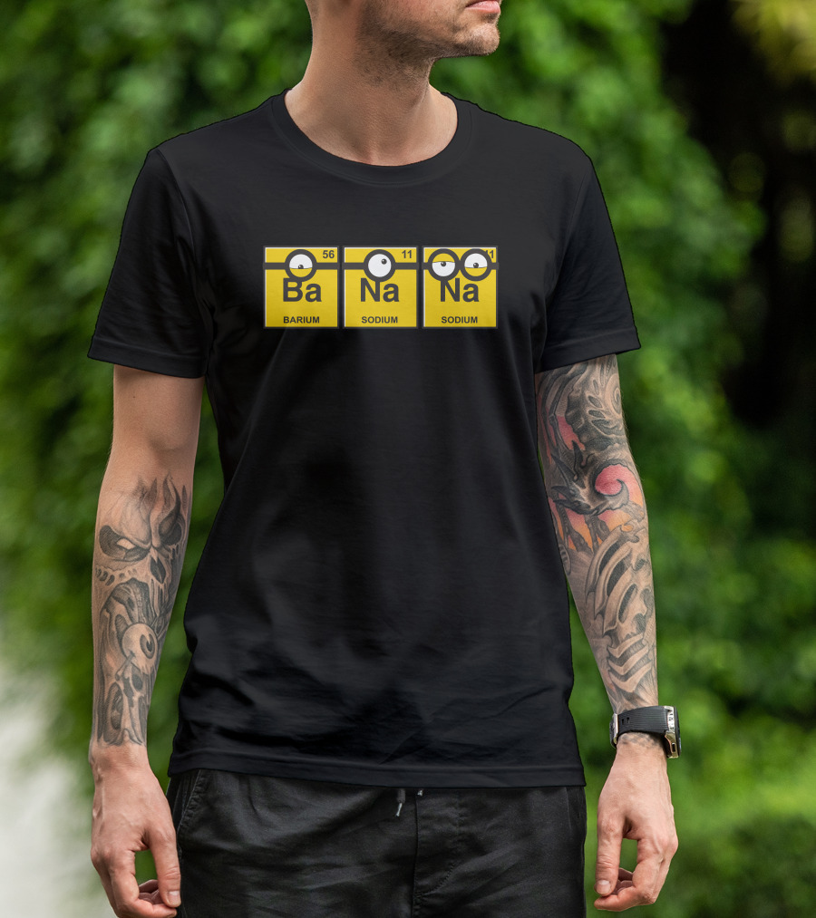 Barium Sodium Sodium Minion Elements T-Shirt