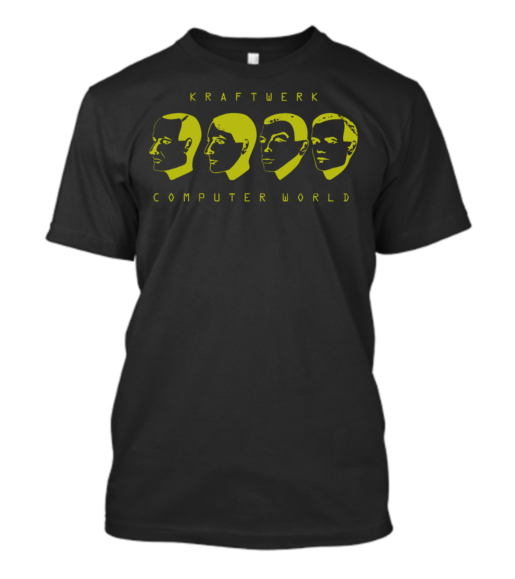 Kraftwerk Computer World Four Human Heads T-Shirt