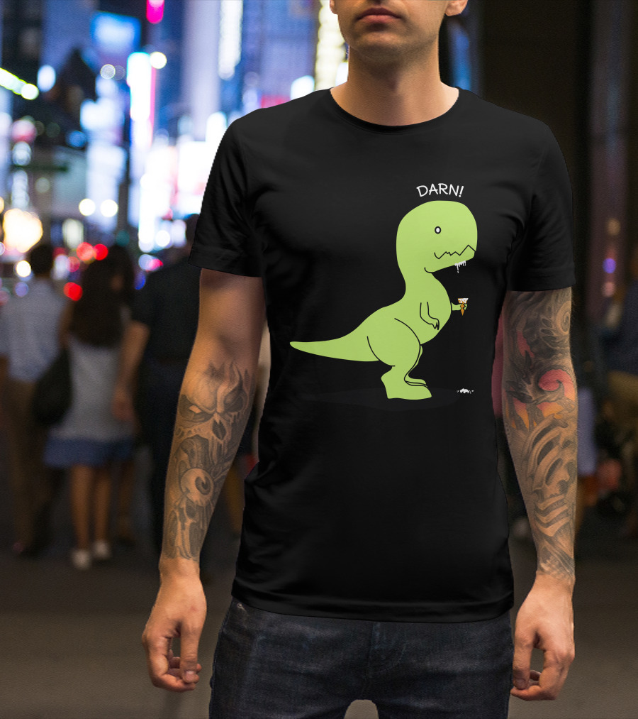 Darn Rex Dropping Ice Cream Cone T-Shirt