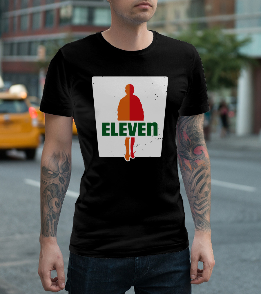 Eleven Silhouette In 7-Eleven T-Shirt
