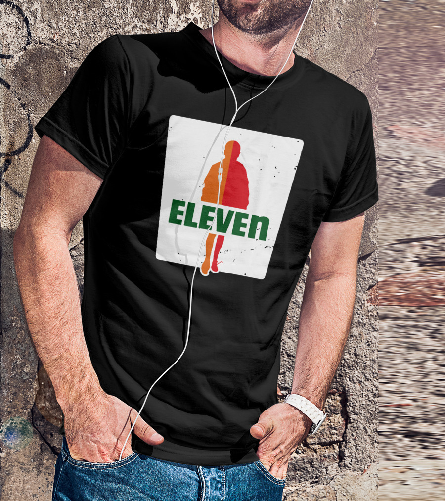 Eleven Silhouette In 7-Eleven T-Shirt