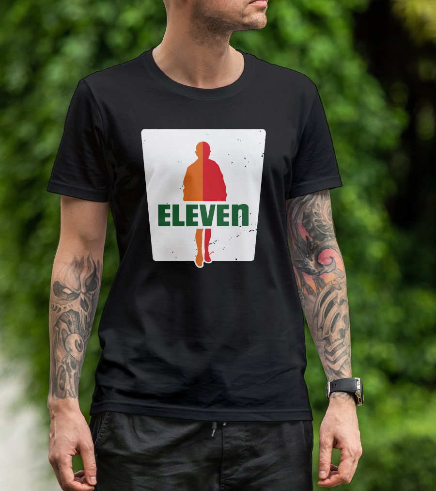 Eleven Silhouette In 7-Eleven T-Shirt