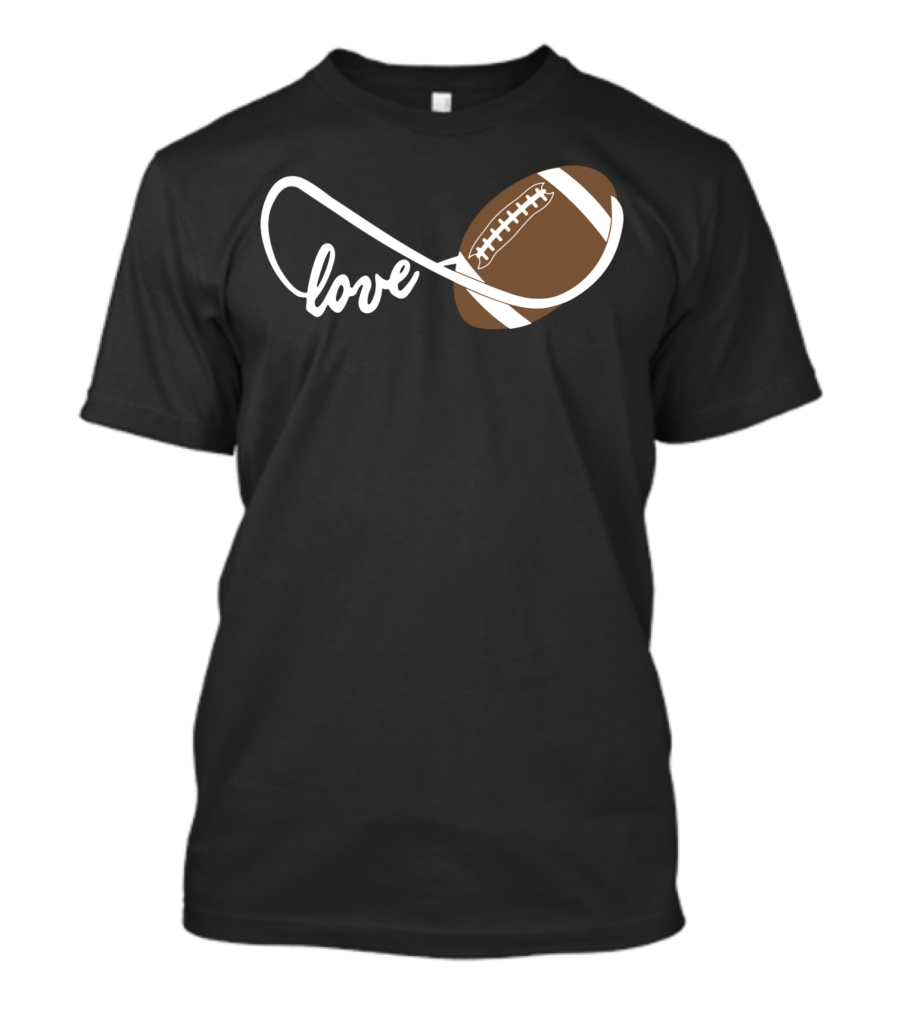 Love Infinity Football T-Shirt