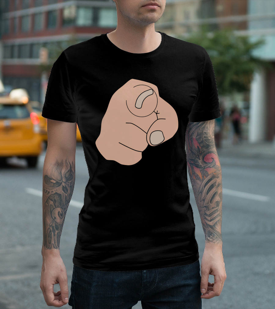 Hey You Pointing Finger T-Shirt