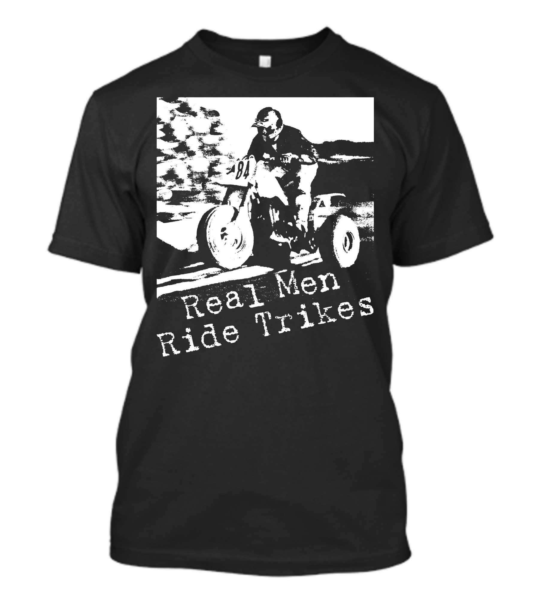 Honda ATC Three Wheeler Real Men Ride Trikes T-Shirt