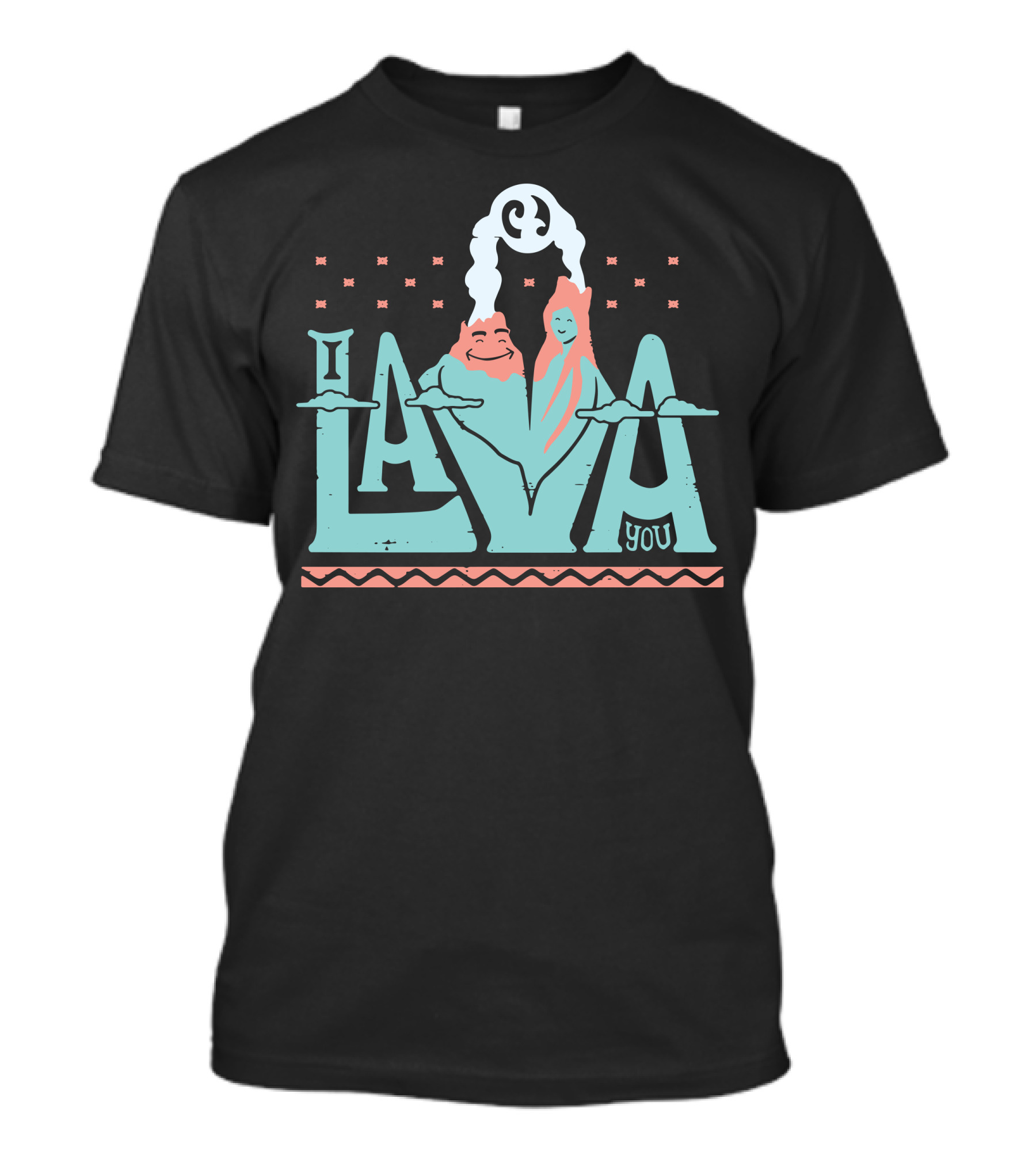 I Lava You Heartwarming Volcano Couple T-Shirt