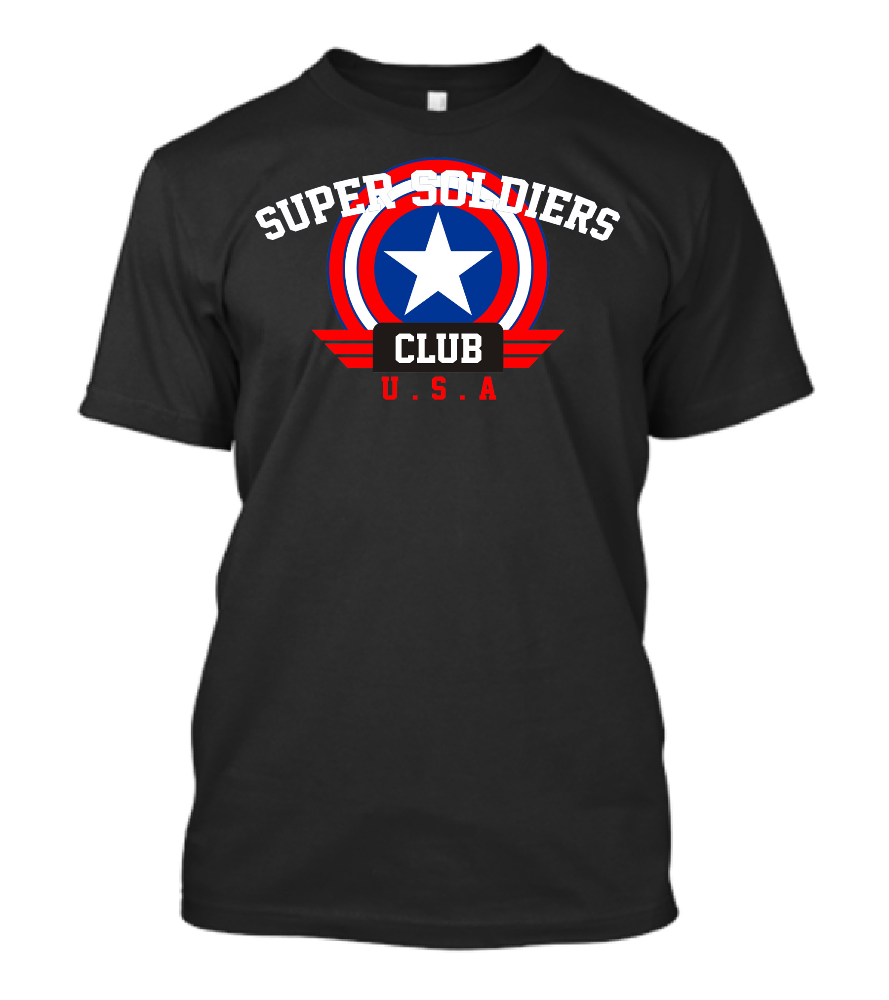 Super Soldiers Club USA Star Shield T-Shirt