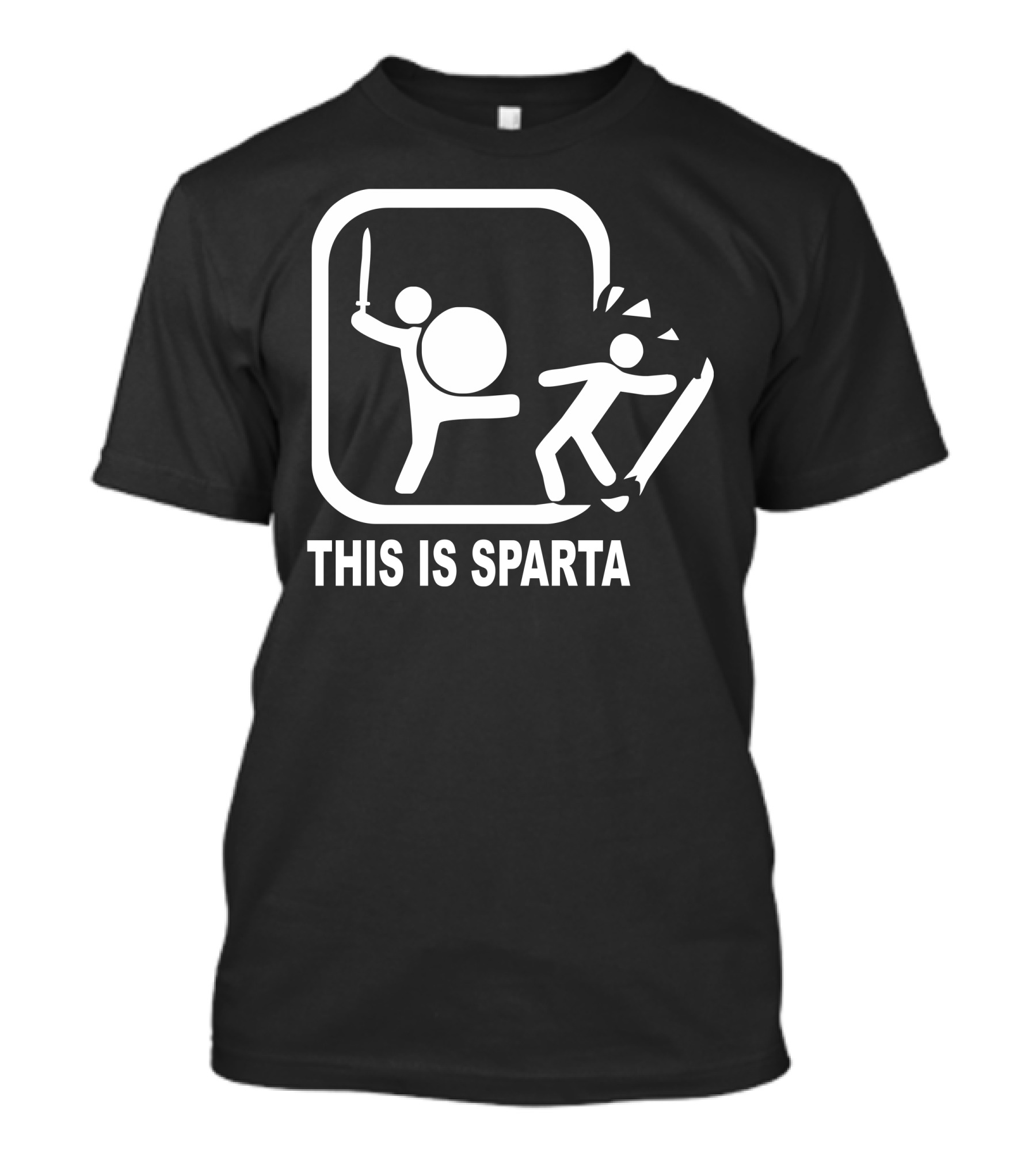 This Is Sparta Funny Film Parody Iconic Kick Scene T-Shirt