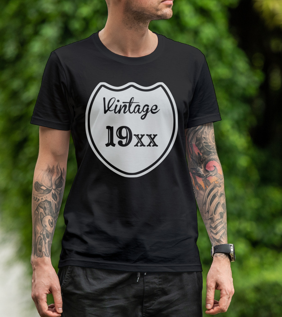 Vintage 19xx Shield Badge T-Shirt