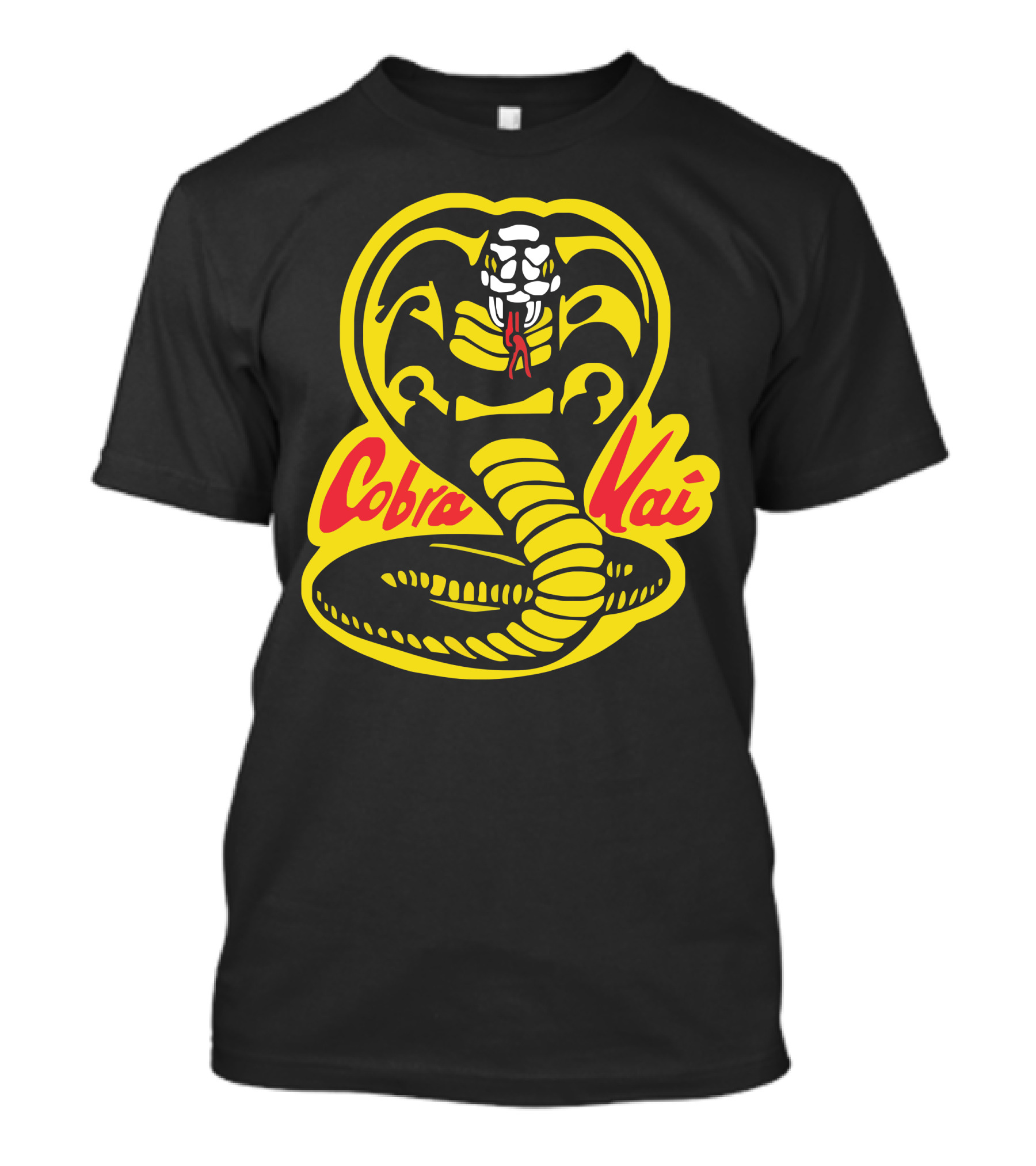 Cobra Kai Logo Yellow Red Snake T-Shirt