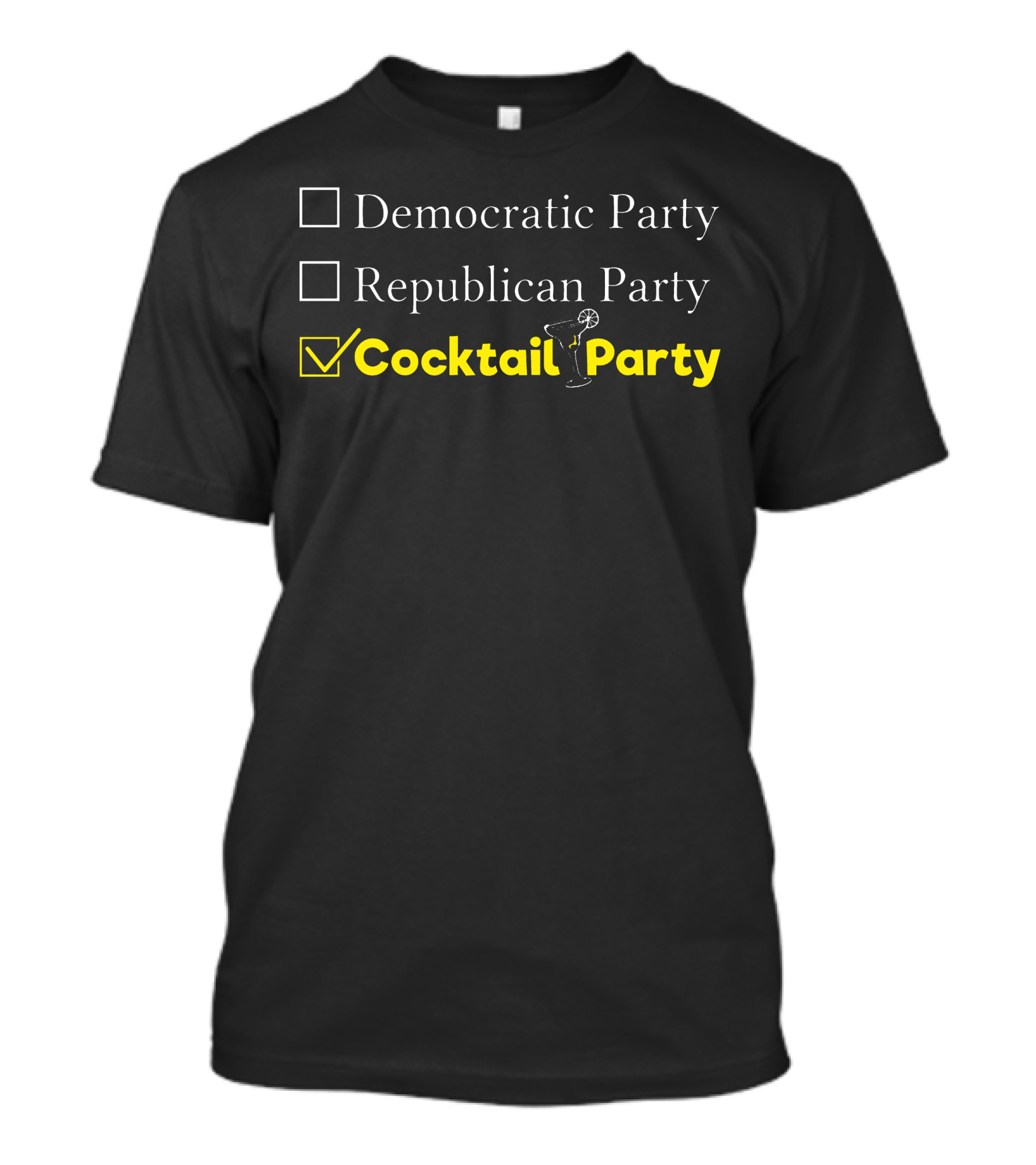 Democratic Party Republican Party Cocktail Party Choice T-Shirt